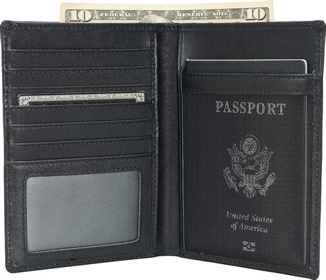 Polare RFID Blocking Napa Leather Passport Holder 